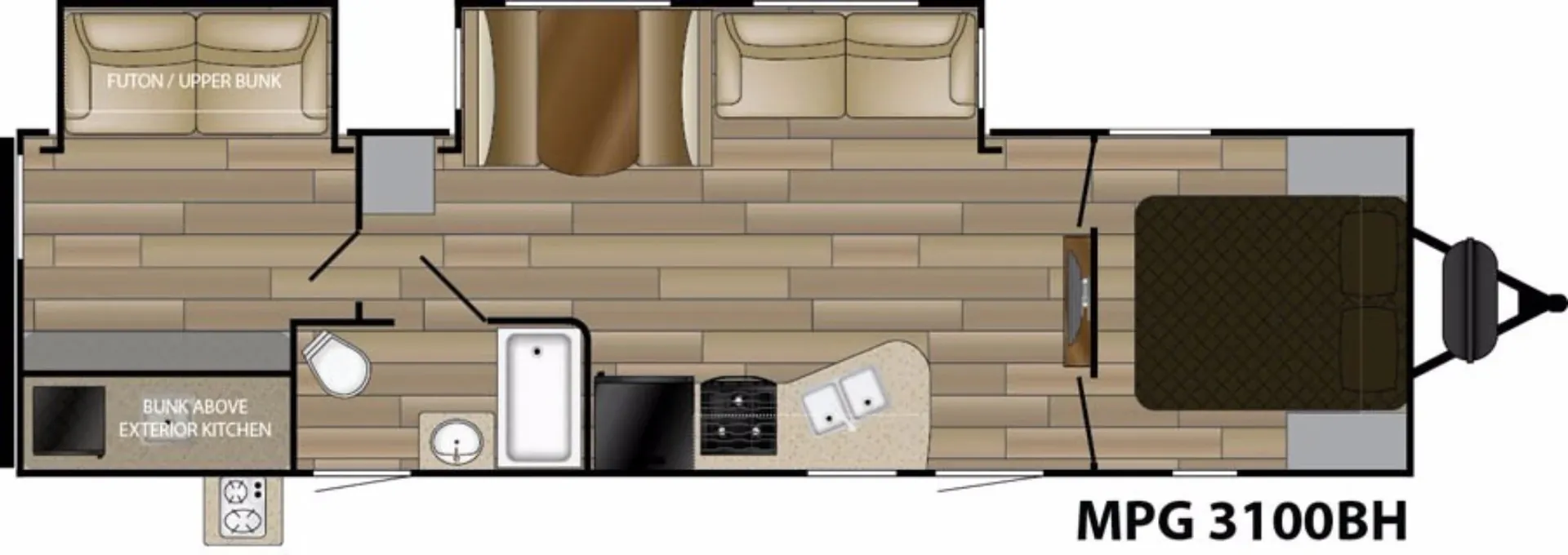2018 Cruiser RV MPG 3100BH - Photo 2