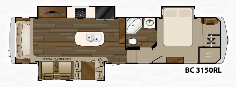 Heartland Big Country 3150RL floor plan