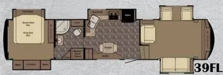 CrossRoads Redwood 39FL floor plan