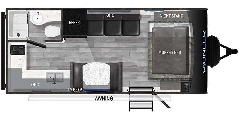 Heartland Pioneer PI RK 180 floor plan