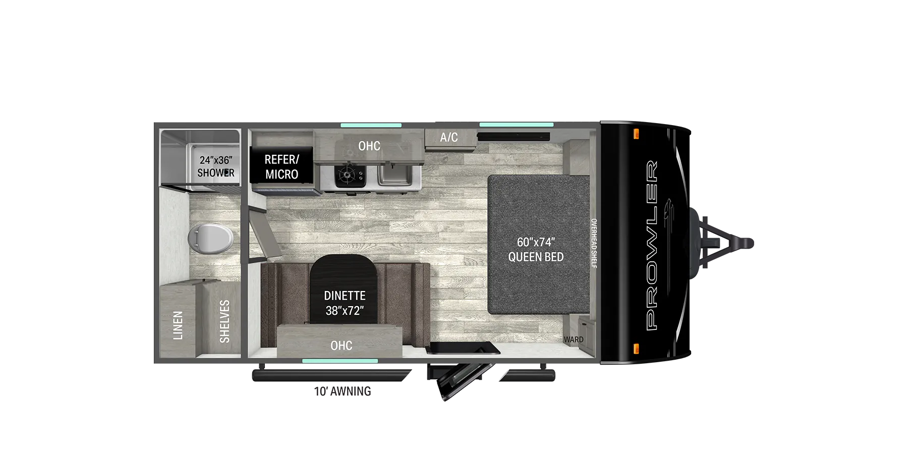 Heartland Prowler Lynx 1700RB floor plan