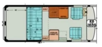 Sportsmobile Express 163S floor plan