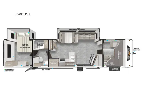 2024 Forest River Wildwood 36VBDS, Photos photo 2