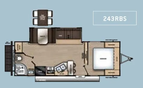 Coachmen Catalina Legacy Edition 243RBS floor plan