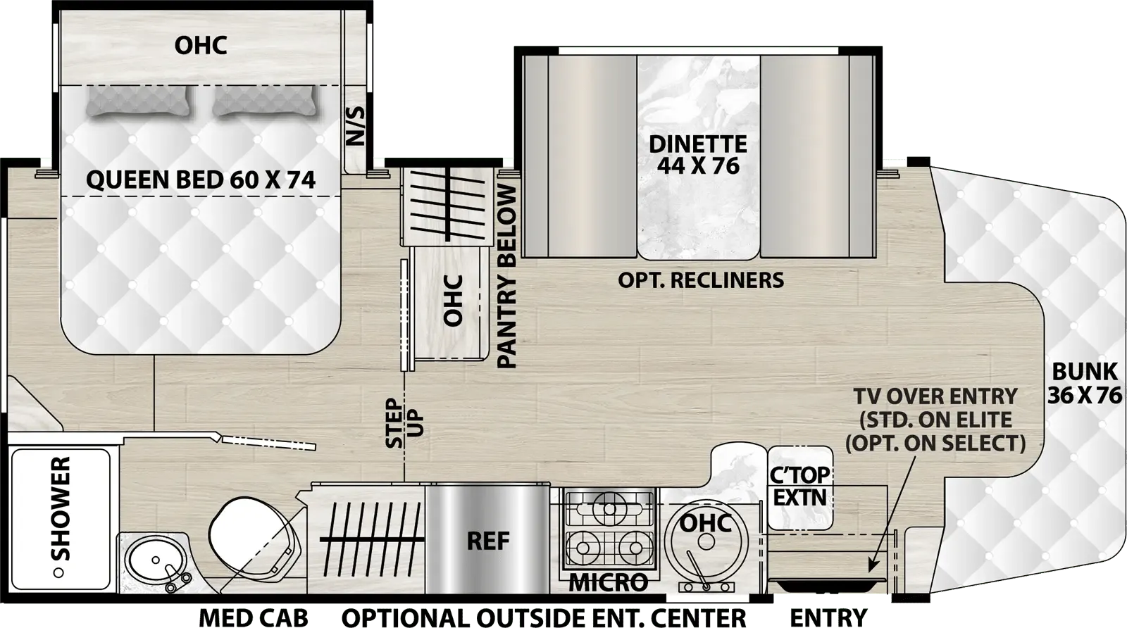 Coachmen Prism 24DSS floor plan