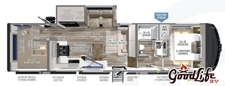 2026 Brinkley Model Z 2810 - Floor plan