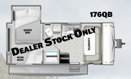 Forest River EVO 176QB floor plan