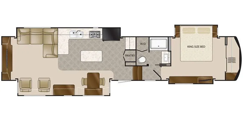 DRV Mobile Suites 44 Memphis floor plan