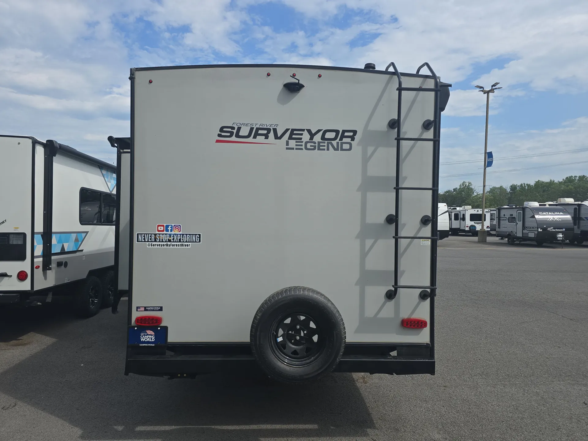 2022 Forest River Surveyor Legend 252RBLE — backside