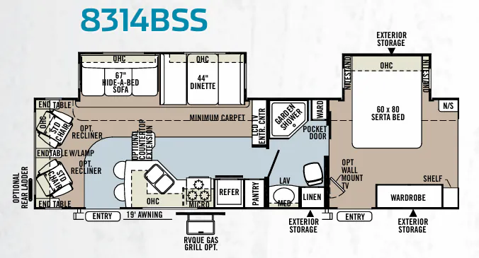 Forest River Rockwood Signature Ultra Lite 8314BSS exterior