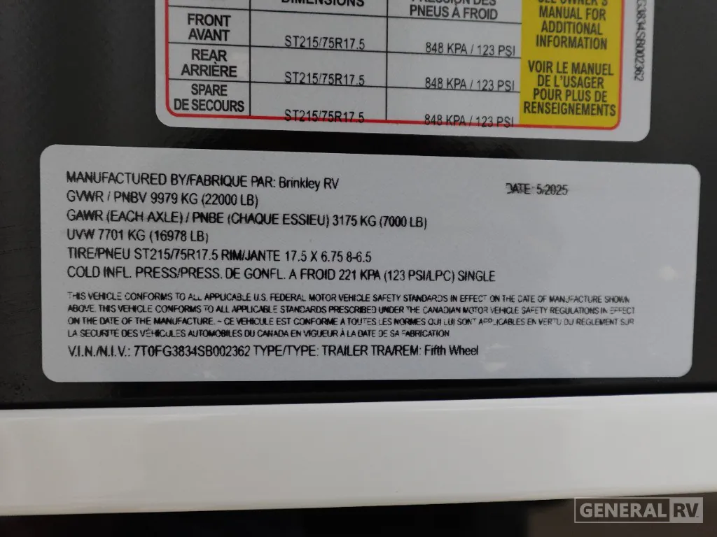 2025 Brinkley Model G 3250, Photos photo 42