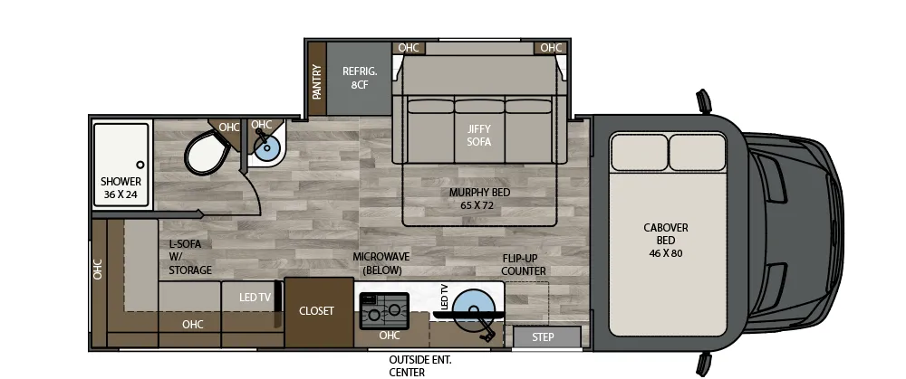 Renegade RV Vienna 25DLC floor plan
