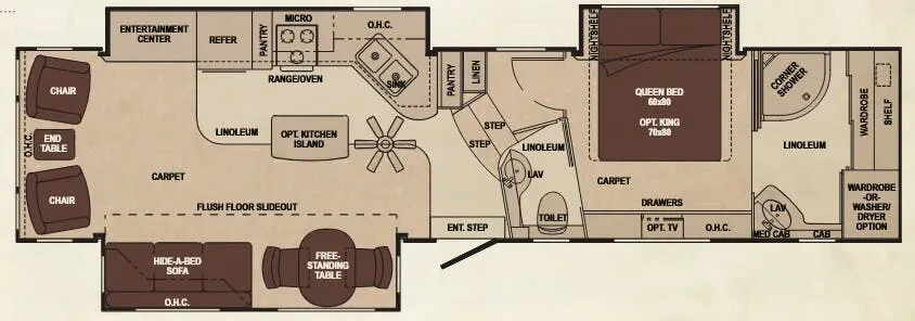 Carriage Cameo 37FB3 floor plan