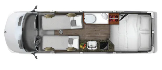 Roadtrek E-Trek Base floor plan