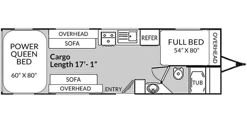 Genesis Supreme Genesis 23SS floor plan