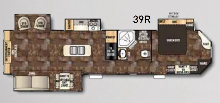 Forest River Cherokee 39R floor plan