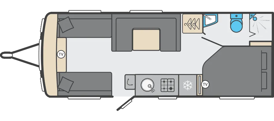 Swift Challenger Grande 640 floor plan