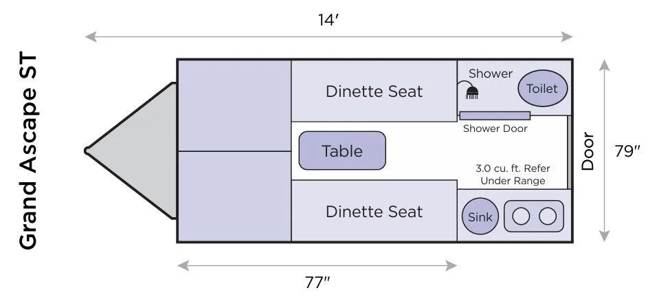 Aliner Grand Ascape ST floor plan