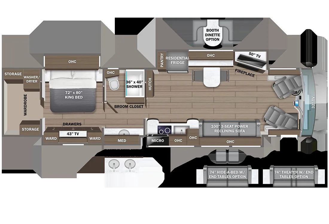 Entegra Coach Aspire 44Z floor plan