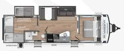 Cruiser RV Shadow Cruiser 325BHS floor plan