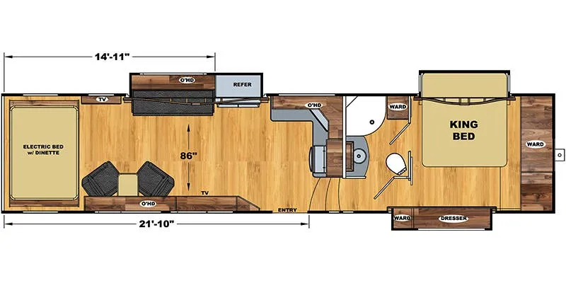 Eclipse Attitude 3422 RR floor plan