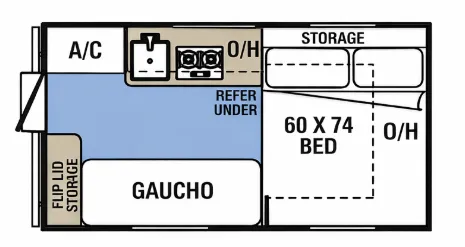 Coachmen Clipper Express 120 TD XL floor plan