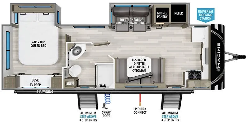 Grand Design Imagine 2660BS floor plan