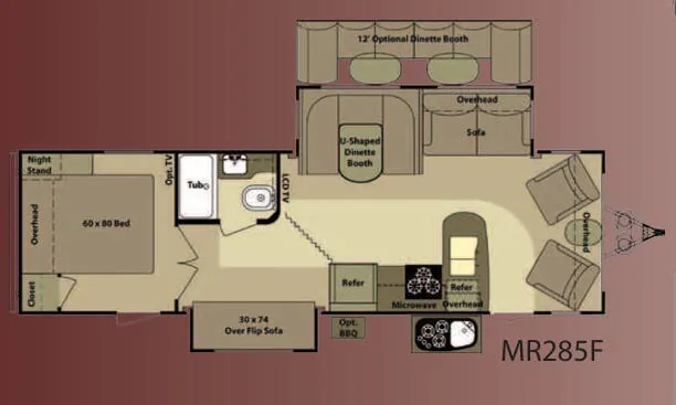 Highland Ridge Mesa Ridge MR285F floor plan