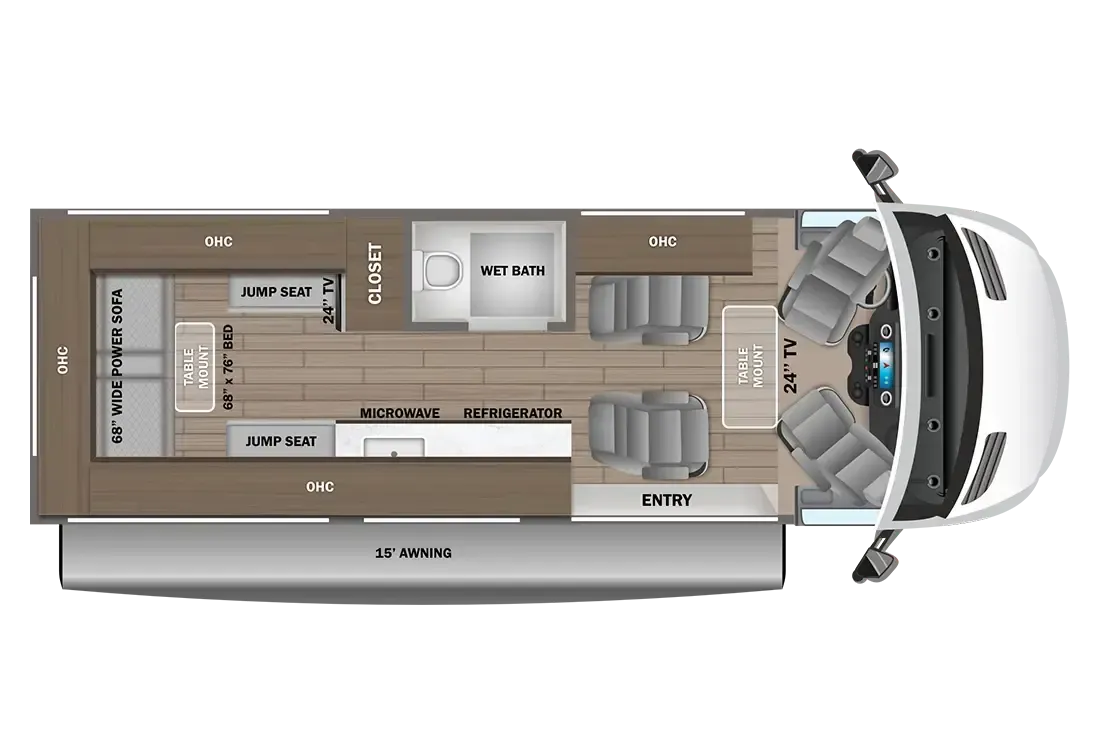 Entegra Coach Insignia 24B floor plan