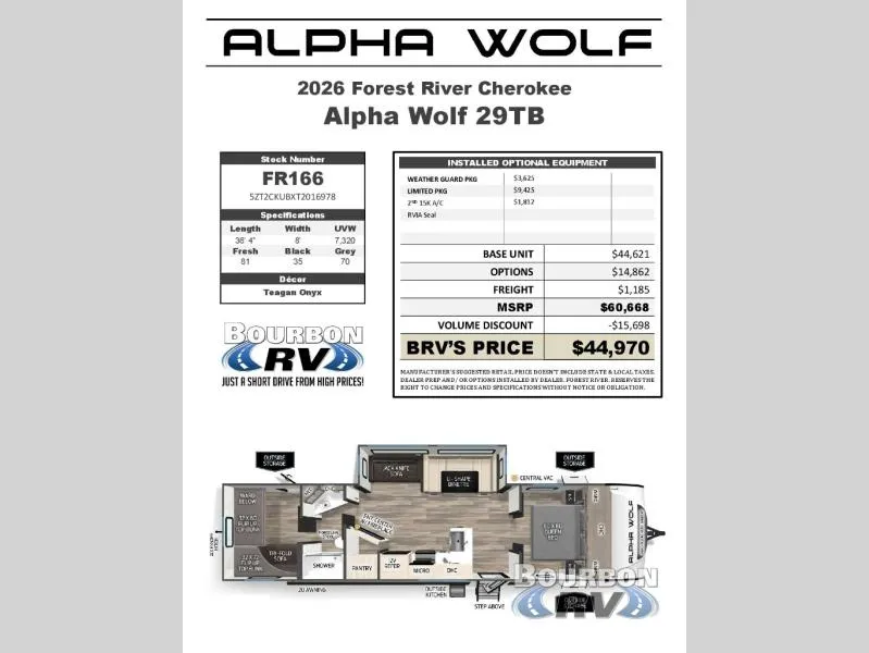 2026 Forest River Cherokee Alpha Wolf 29TB - Photo 4