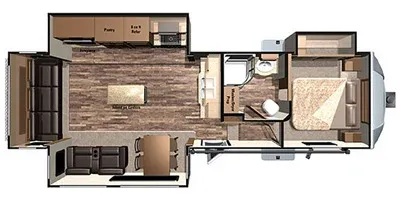 2016 HIGHLAND RIDGE HIGHLAND RIDGE 319RLS - Floor plan