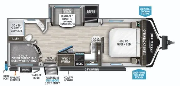 Grand Design Imagine 240OBH floor plan