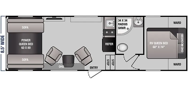 Genesis Supreme Rage'n Limited RCR280 floor plan