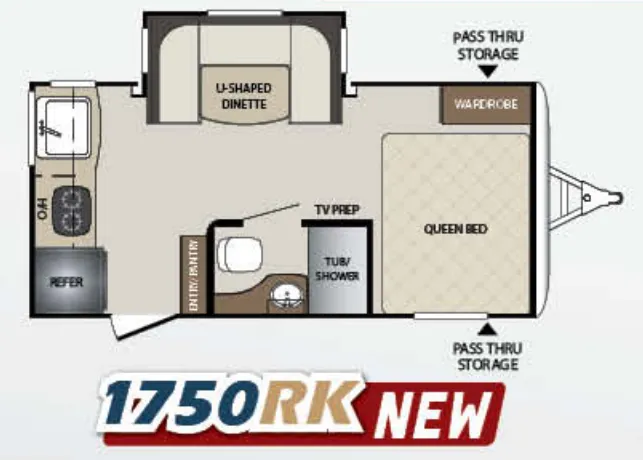 Keystone Bullet Crossfire 1750RK exterior