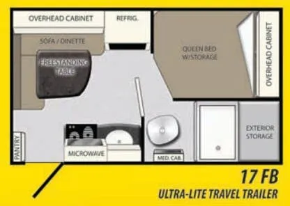 Coachmen Apex 17FB floor plan