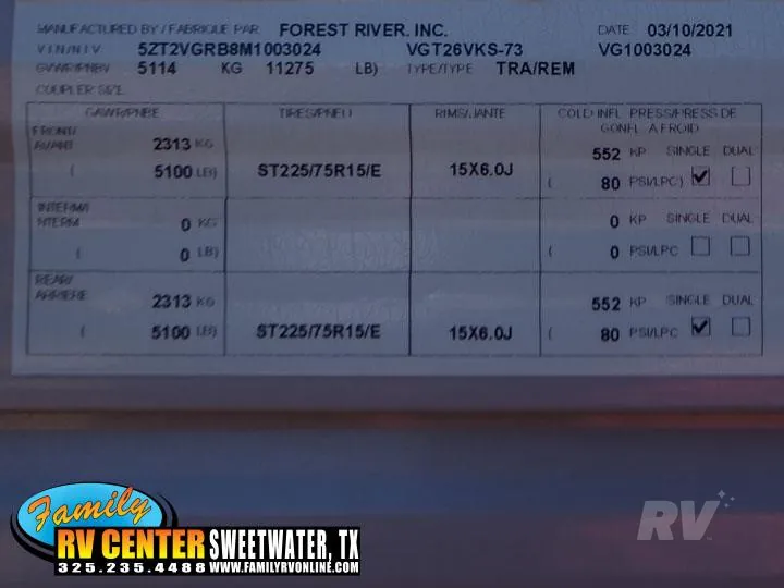 2021 Forest River Vengeance Rogue 26V, Photos photo 12