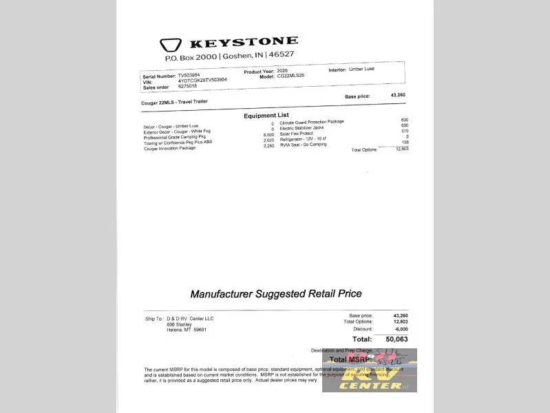2026 Keystone Cougar Half-Ton 22MLS - Photo 4