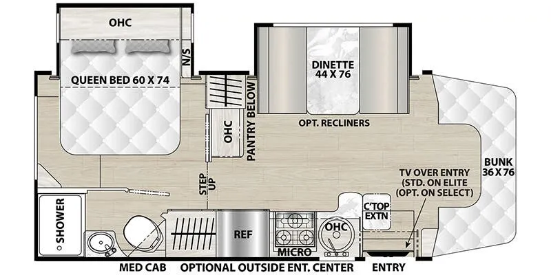 Coachmen Prism Select 24DSS floor plan