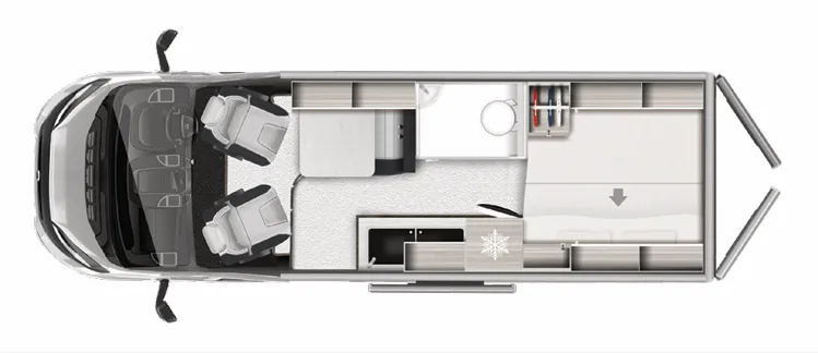 Auto-Trail Expedition 68 floor plan