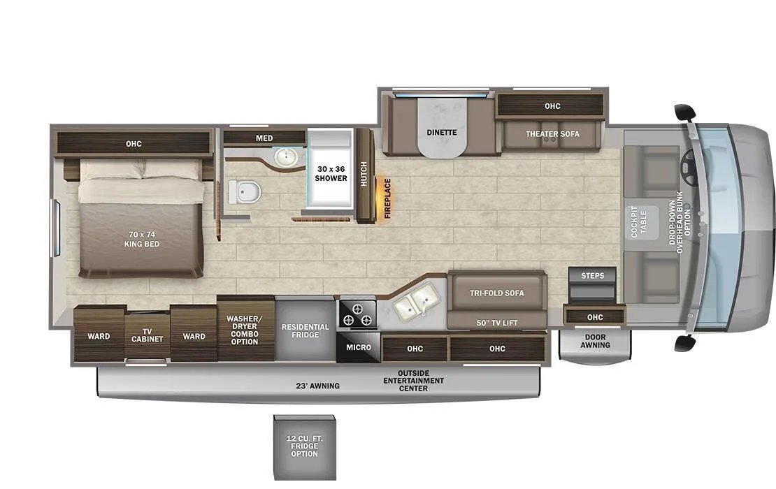 Entegra Coach Vision XL 34G floor plan