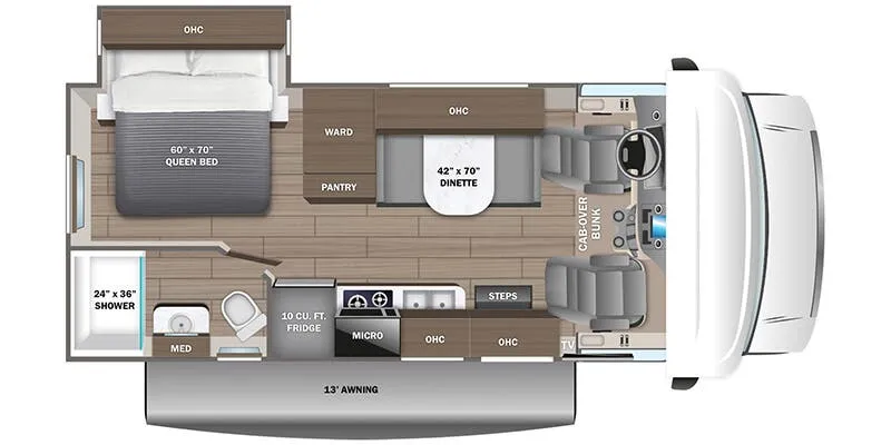 2025 Jayco Redhawk SE 22CF floor plan