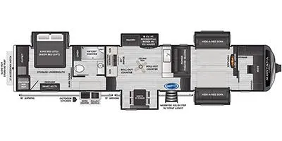 2024 Keystone Montana 3941FO - Floor plan