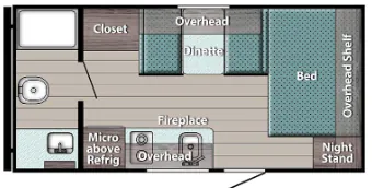Gulf Stream Innsbruck Lite Super Lite 178RB floor plan