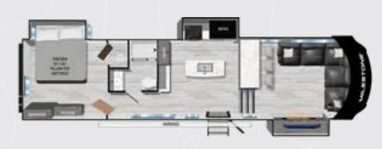 Heartland Milestone 321FL floor plan