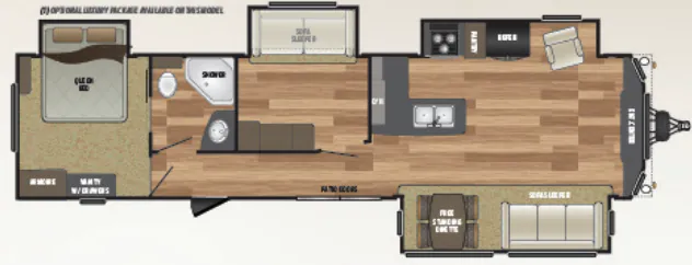 Keystone Retreat 39MBNK floor plan