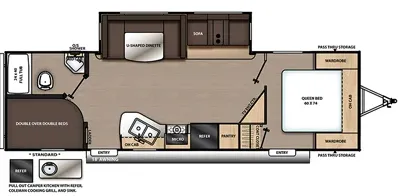 Coachmen Catalina Legacy Edition 263BHSCK floor plan