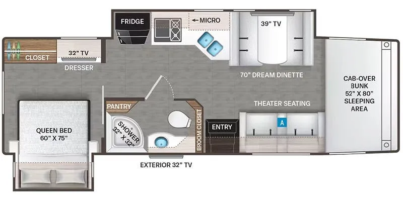 Thor Motor Coach Magnitude XG32 floor plan