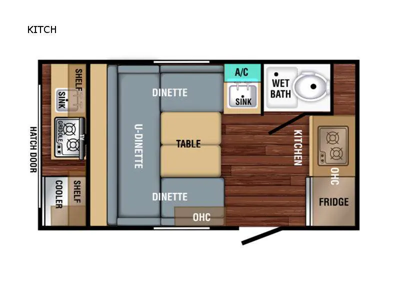 2023 Braxton Creek Free Solo DIN - Floor plan