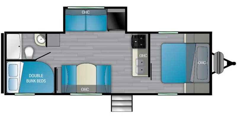 Heartland Trail Runner TR 261 BHS floor plan