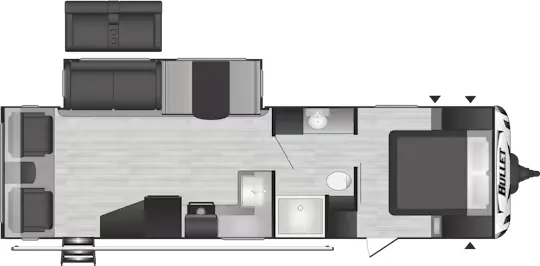Keystone Bullet Premium 291RLSWE floor plan